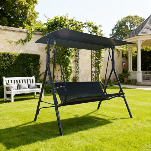 Steel frame patio - patio, chair