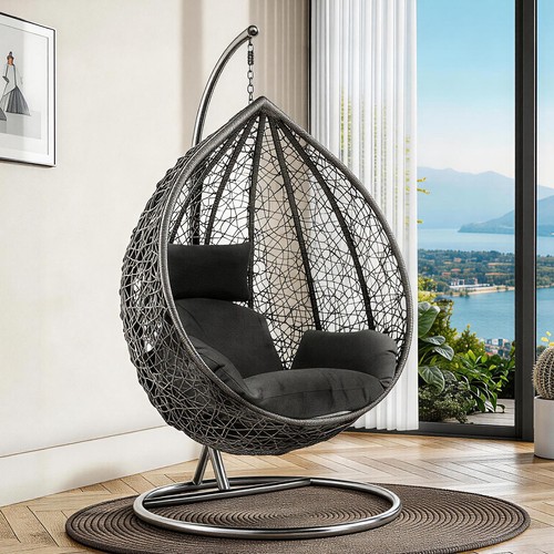 Hanging rattan egg - rattan,