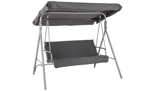Seater metal garden swing - 3,