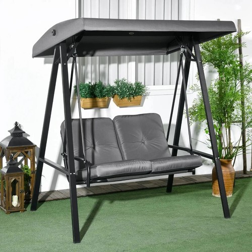Grey seater garden outdoor - grey, 2