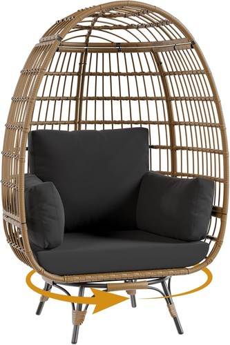 360 rattan egg chair swing - egg,