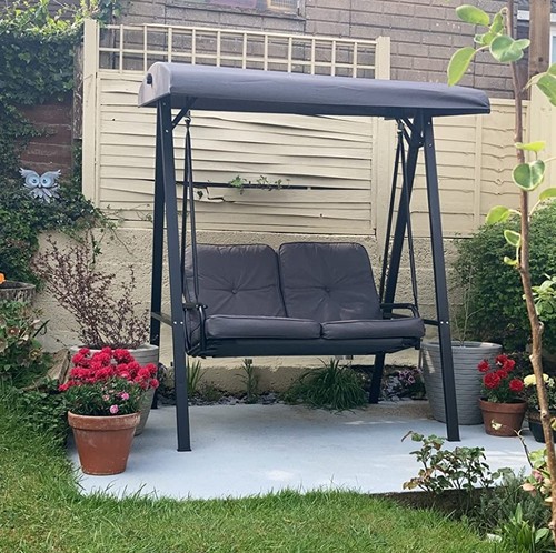 Seater garden swing chair - 2,