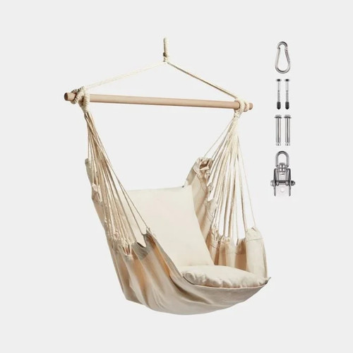 Beige hanging chair outdoor - beige,
