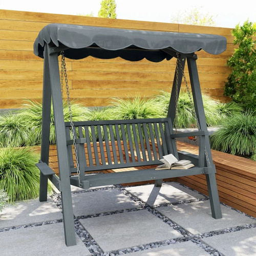 Outsunny seater garden swing - seater,