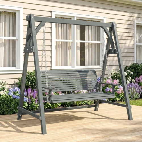 Seater wooden garden - garden, swing