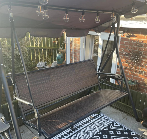 Rattan swing chair large - swing, patio