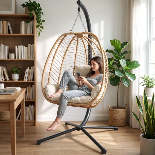 Hanging egg chair with - chair,