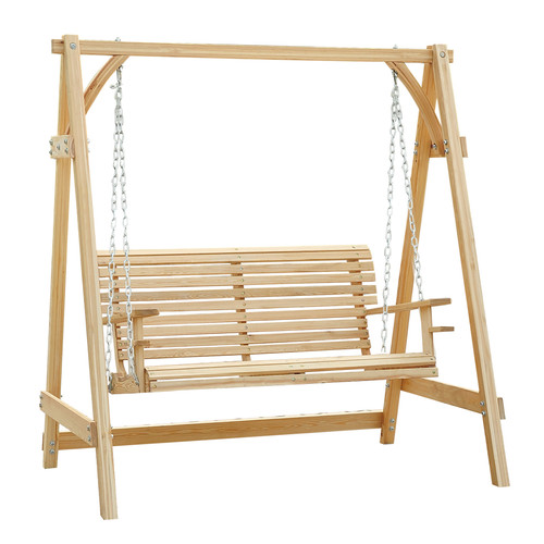 Swing chair seater natural - chair, 2-seater